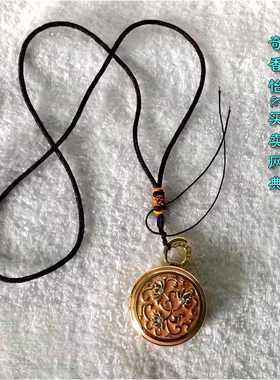 花开见佛嘎乌盒挂坠文殊师利挂件