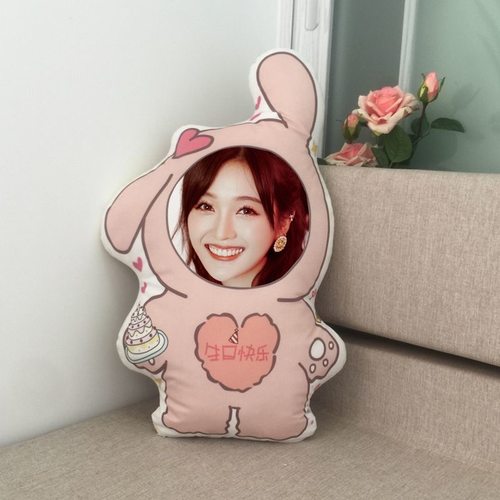 diy抱枕来图定制人物照片异形抱枕送朋友生日礼物学生靠枕午睡枕 - 图3