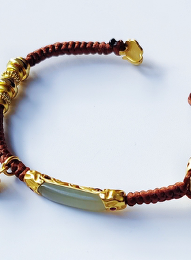 桃花手串手绳小夭同款编织