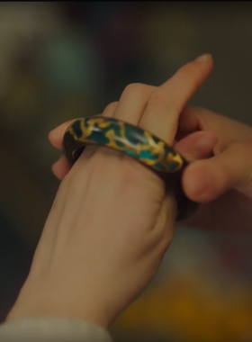 滤镜苏橙橙李兰迪同款手镯