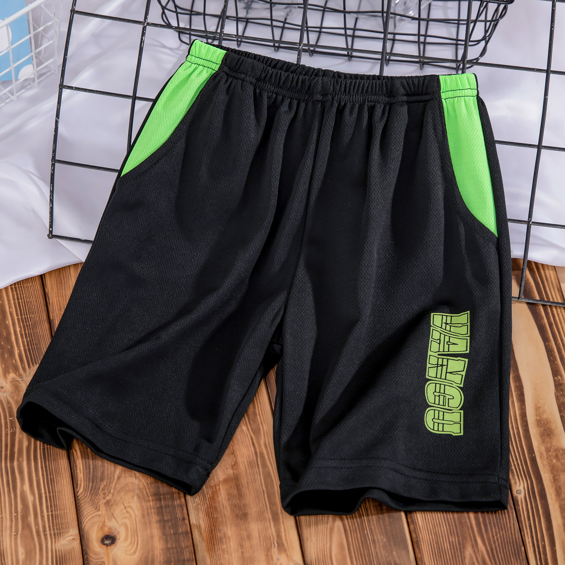 男女童装裤子夏季薄款透气短裤中大儿童速干裤休闲运动夏天五分裤