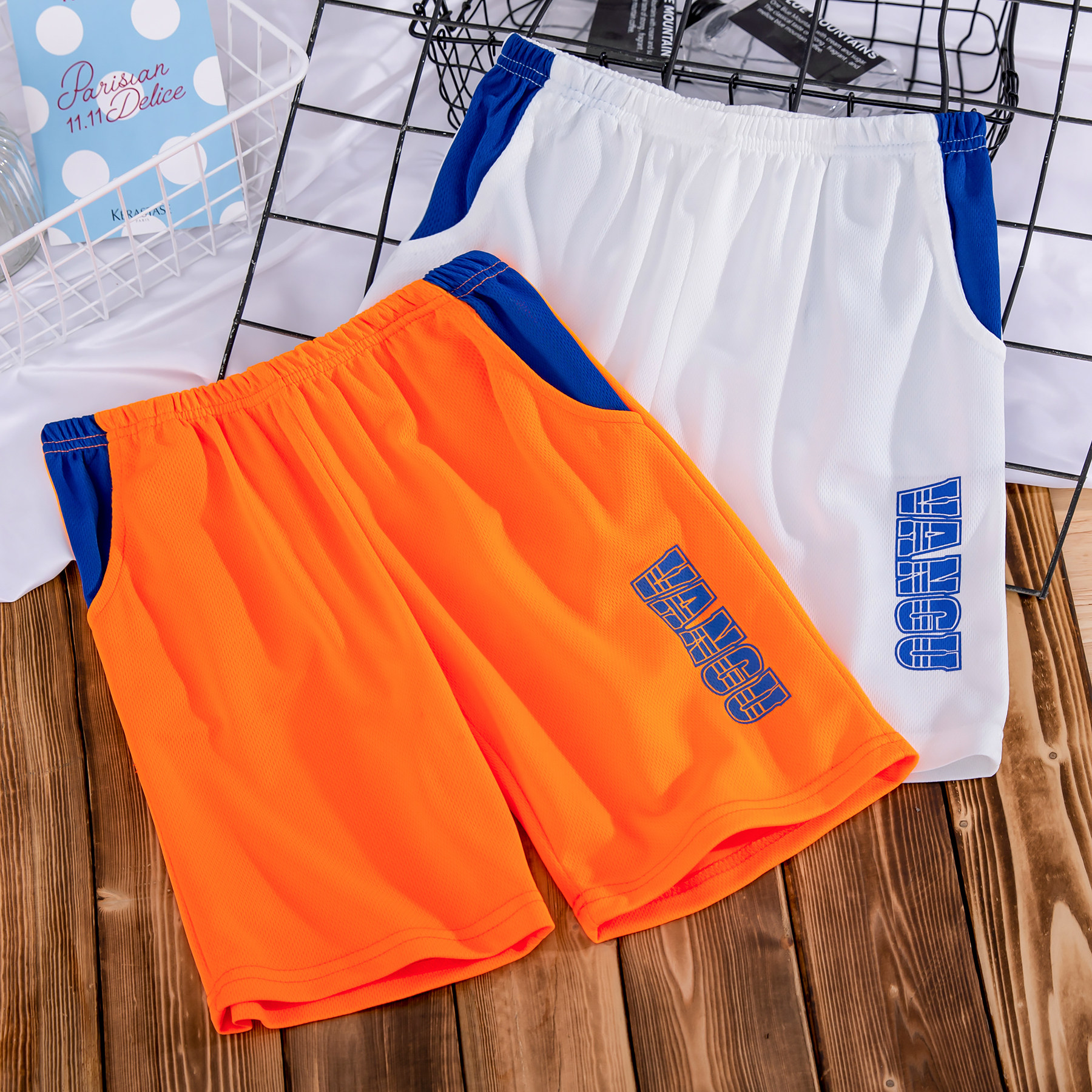 男女童装裤子夏季薄款透气短裤中大儿童速干裤休闲运动夏天五分裤