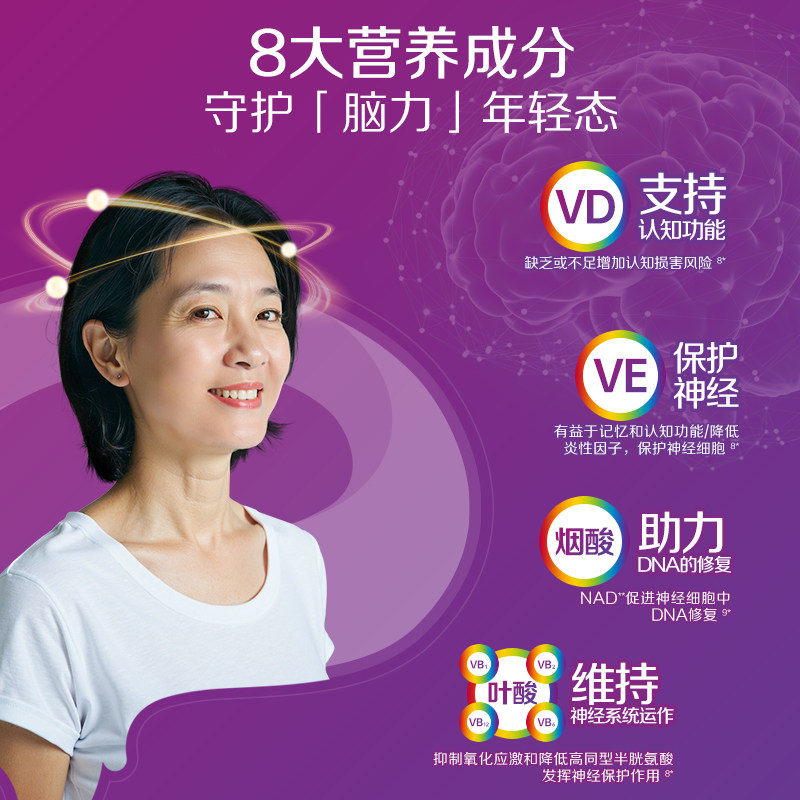 【自营】进口善存女性中老年银片275粒复合维生素C矿物质VC强自护