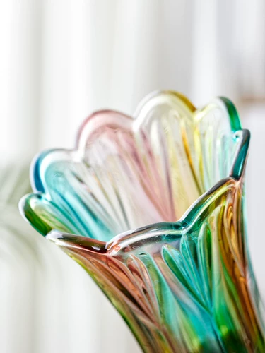 Интернет-знаменитости, хрустальная стеклянная ваза, скандинавская гостиная, цветочная композиция, легкие роскошные украшения, большие, поднятые водой, прозрачные креативные украшения для рабочего стола