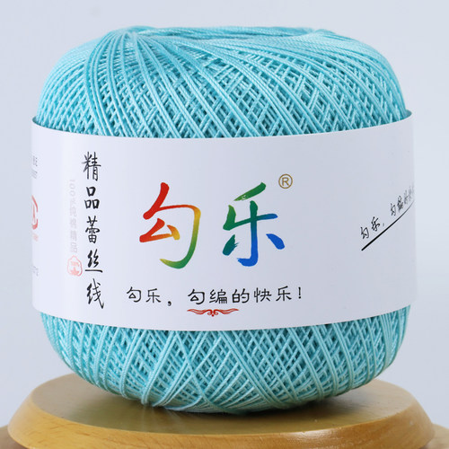 勾乐6号精品蕾丝线 DIY 钩编线 手工纯棉钩针线 - 图2