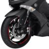 TMAX560/530 wheel hub stickers reflective waterproof sun protection
