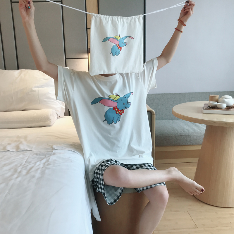 夏可出门休闲布袋大码200斤睡衣 贝慕雪睡衣/家居服套装