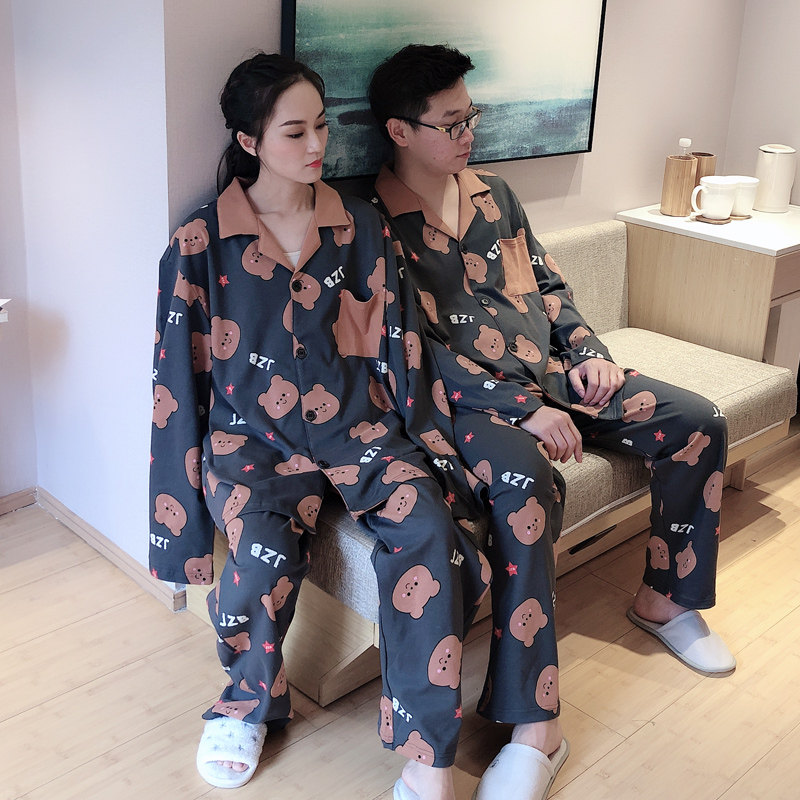 情侣ins潮网红爆款大码200斤睡衣 贝慕雪睡衣/家居服套装