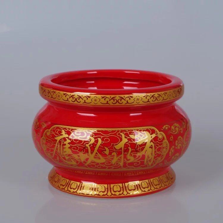 真金黄陶瓷聚宝盆香炉进宝财神香炉陶瓷香炉关公香炉,淘宝优惠券,粉丝福利购,淘宝优惠卷