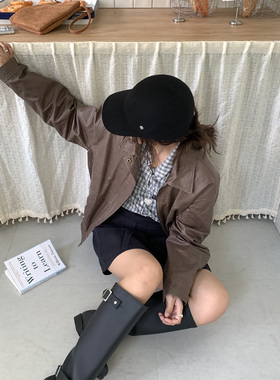 定制款~好版型气质单品羊毡帽女