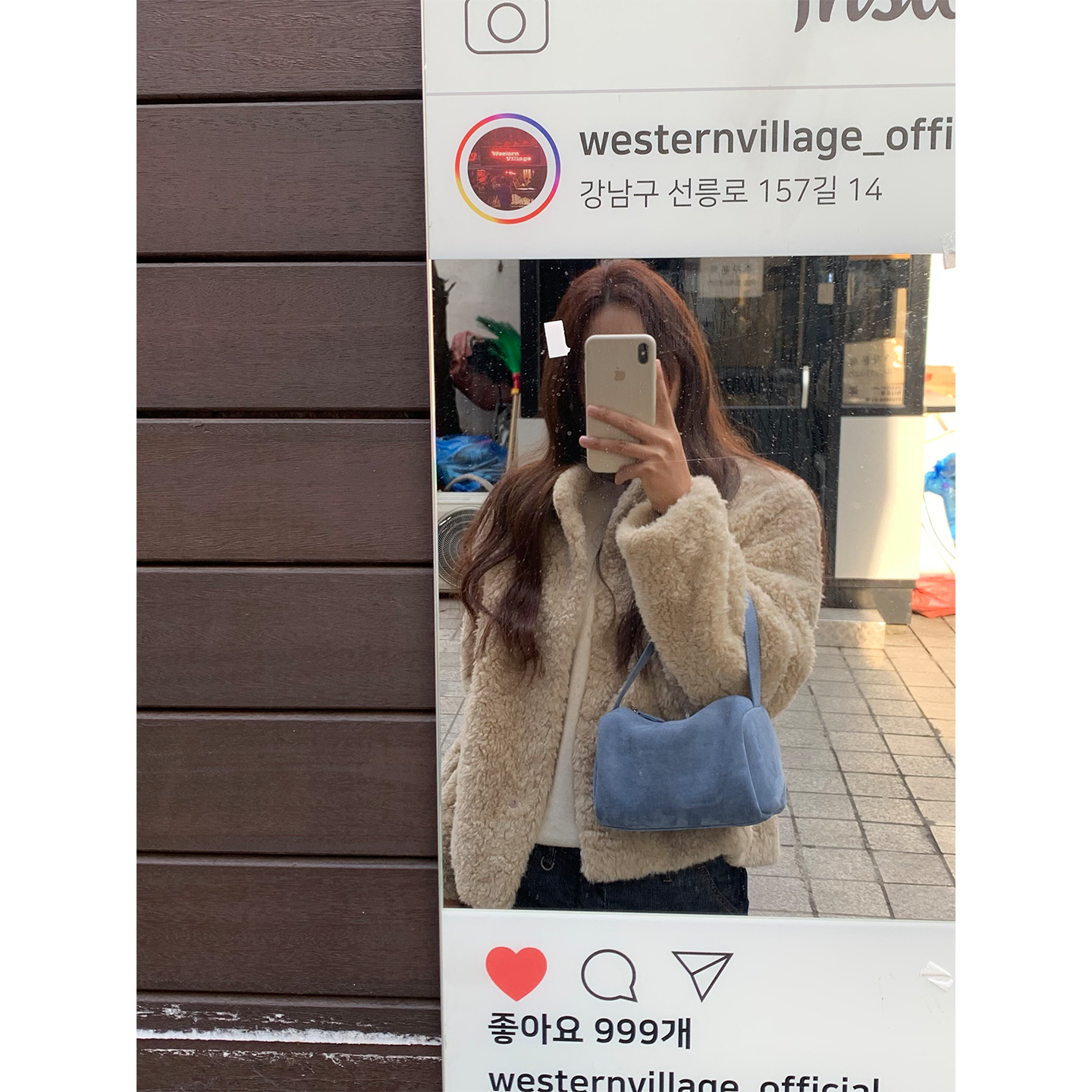 芝士商店~韩系蓝色手拎波士顿包女2026新款冬季通勤百搭手提包包,淘宝优惠券,粉丝福利购,淘宝优惠卷