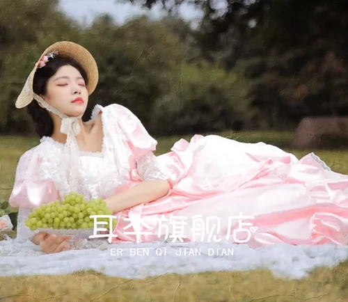 Ретро замок, антикварное розовое свадебное платье, кружевной наряд маленькой принцессы, новая коллекция, французский стиль