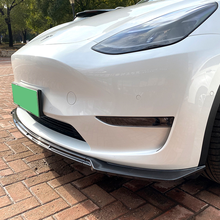 适用2020-2023款Tesla 特斯拉Model Y Max款包围前唇前铲外饰改装 - 图1