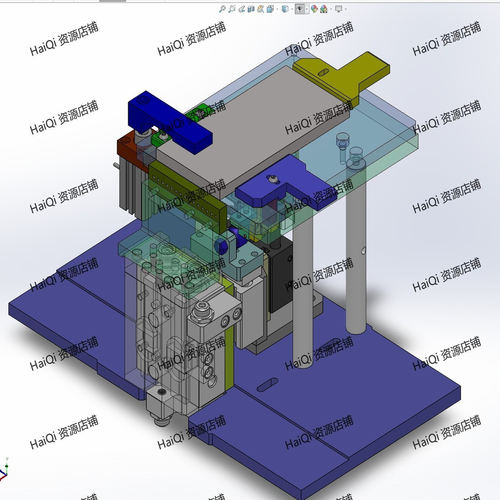 3面定位夹紧工装3D图纸定位夹紧工装三维模型定位夹紧工装数模 - 图1