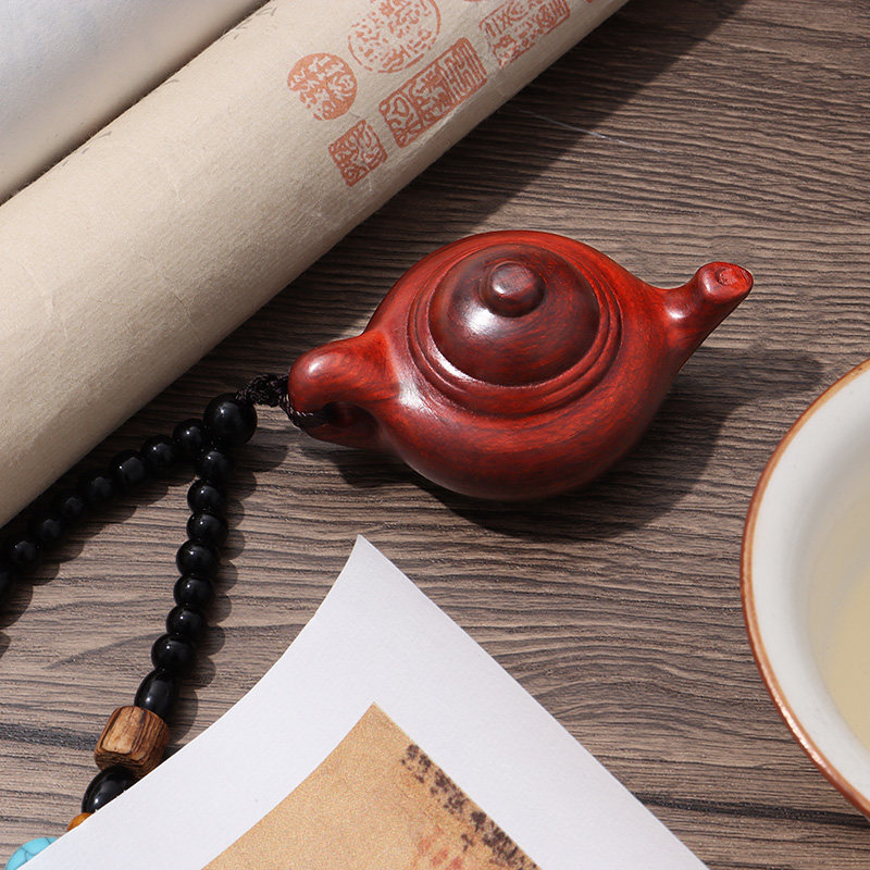 打麻将赢钱神器把把胡小茶壶紫檀把把壶手把件打牌转运文玩手串_虎窝淘