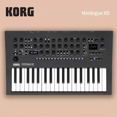 KORG科音合成器MINILOGUE-XD WAVESTATE 37键4复音16步编曲键盘 - 图0