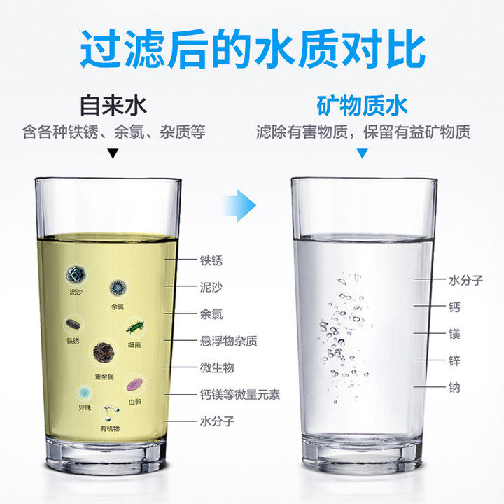 海尔家用厨房前置自来水龙头净水器 海尔瑞艾净水器