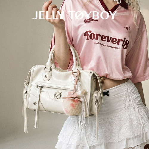 【新品】JTB小极光托特包.机车风小众设计感手提包女大容量斜挎包 - 图2