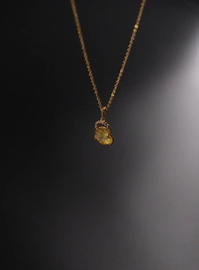 金珀蜜蜡佛公项链