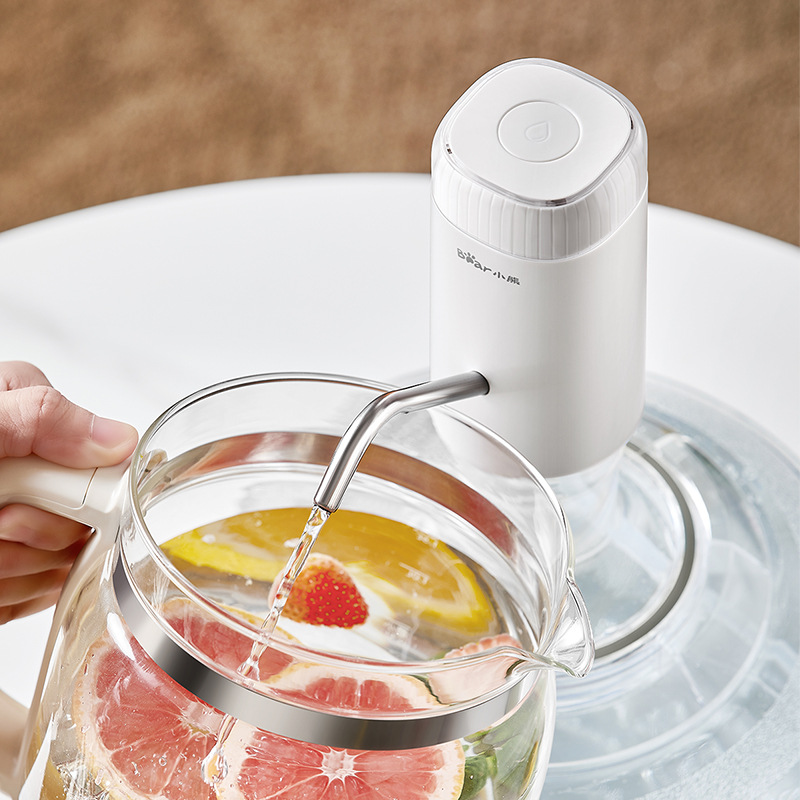 小熊桶装水抽水器YSJ-D05U2 电动饮水机自动吸水压水器纯净矿泉水 - 图2