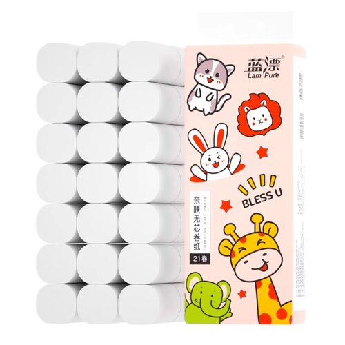 卫生纸卷纸蓝漂大卷厕纸卷筒纸家用实惠装整箱批发手纸巾厂家直销 - 图3
