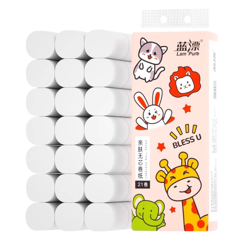 卫生纸卷纸蓝漂大卷厕纸卷筒纸家用实惠装整箱批发手纸巾厂家直销 - 图1