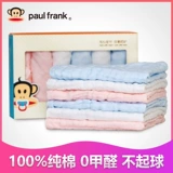 Детский марлевый слюнявчик, носовой платок для новорожденных, хлопковое мягкое полотенце для умывания, хорошо впитывает воду