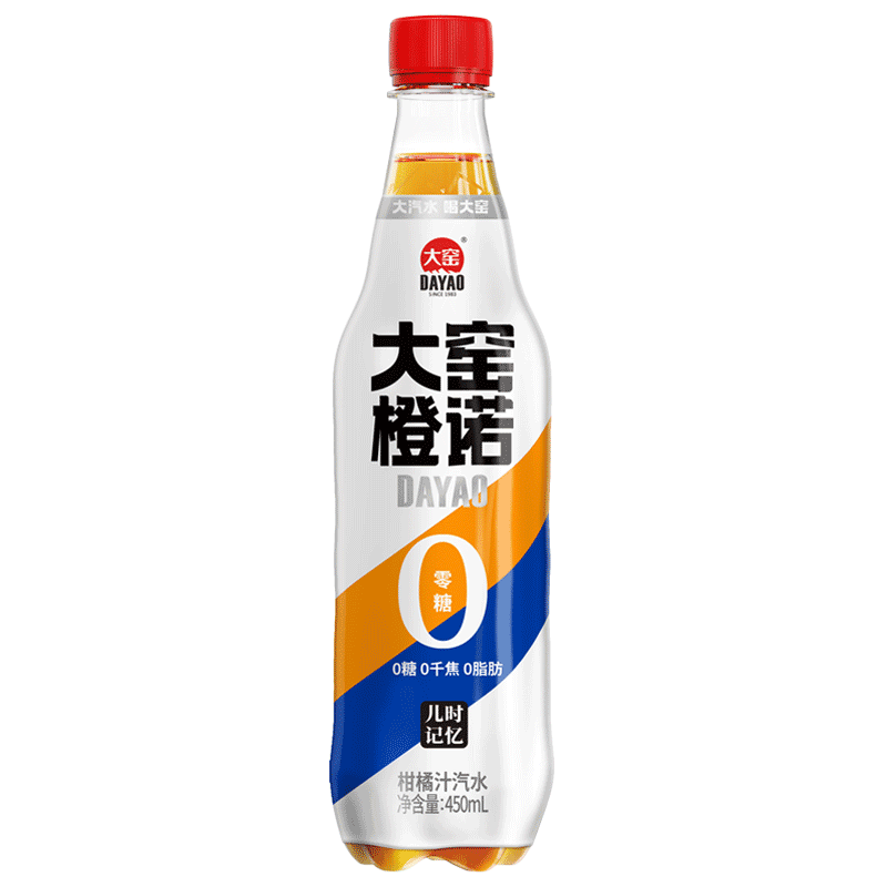 大窑0糖0脂肪0千焦汽水450ml*3瓶气泡水 - 图2