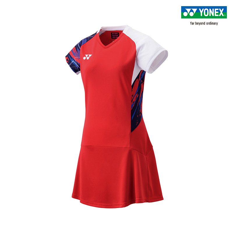 YONEX/尤尼克斯 20775CR 24SS大赛系列国家队羽毛球服女款连衣裙-图3