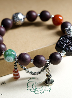 柏利来原创降真香民族风手链