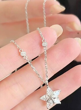 幸运星项链女款小众精致设计织女星新款爆款轻奢时尚百搭配饰
