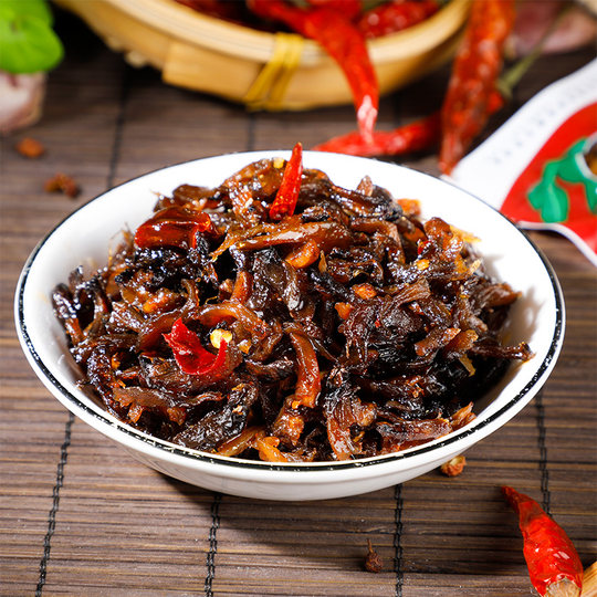 滇二娃即食油鸡枞菌云南特产香蕈牛肝菌松茸菌香菇菌子零食下饭菜