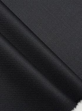 黑色斜纹精纺毛料纯毛布料服装面料西服西装裤子裙子马甲新品包邮