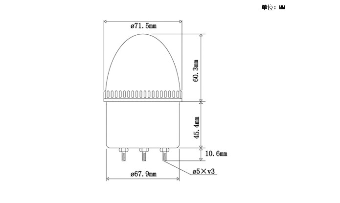 小型警示灯报警闪烁灯LTE-2071J声光报警器220v24v12v110v频闪灯-图1