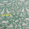 Cotton and linen rabbit fabrics imported from Japan for home use