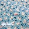 Home fabric fabrics handmade from Japan KOKKA cotton fabric pure cotton plain cloth head polka dot dog tablecloth