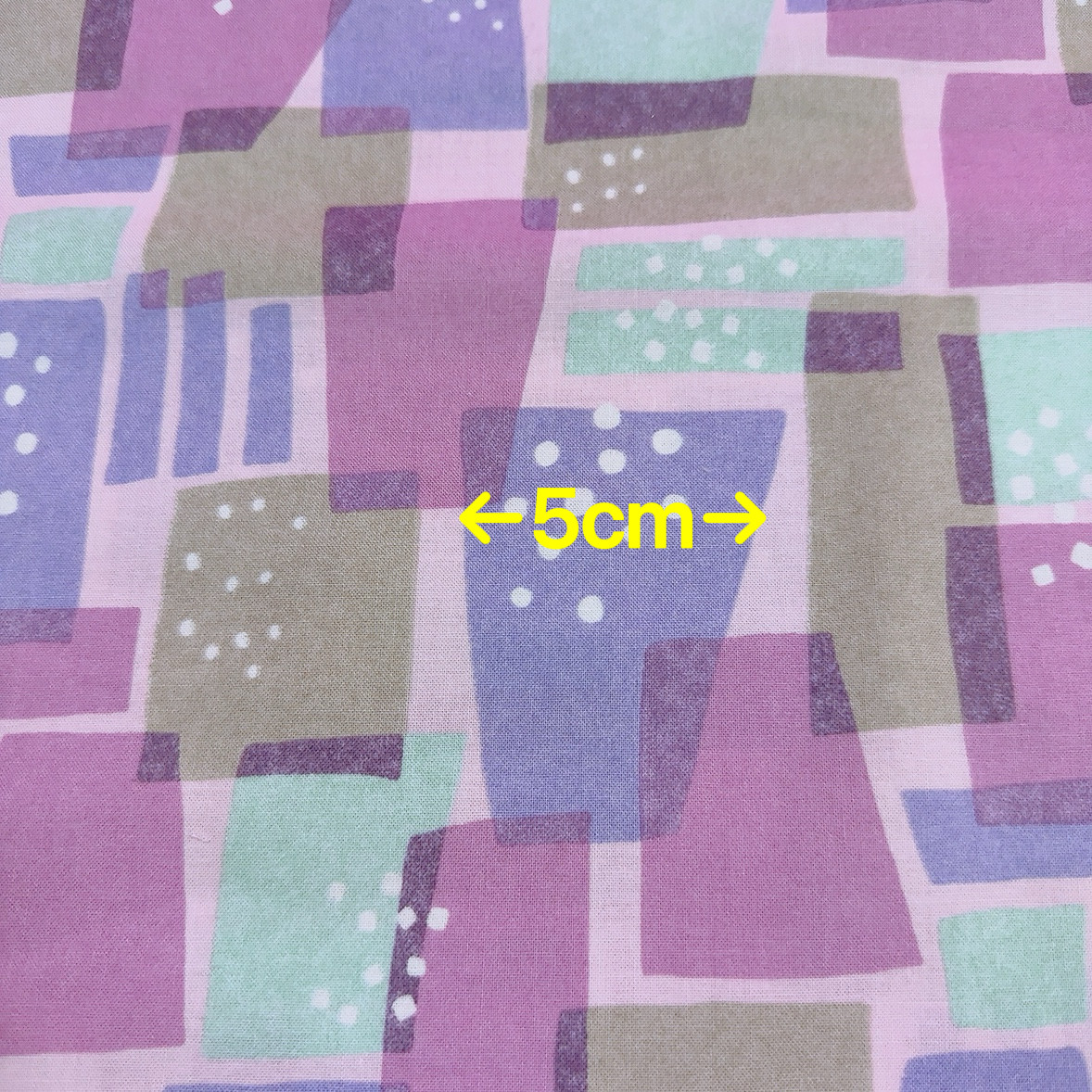 Kokka pure cotton geometric fabric imported from Japan
