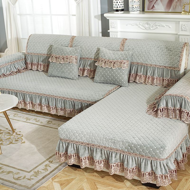 欧式毛绒沙发垫冬季加厚防滑北欧简约全包万能沙发套罩巾贵妃定做,淘宝优惠券,粉丝福利购,淘宝优惠卷