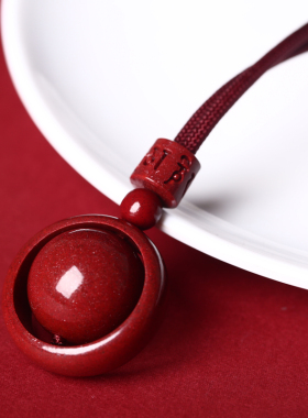 本命年朱砂吊坠项链官方旗舰店