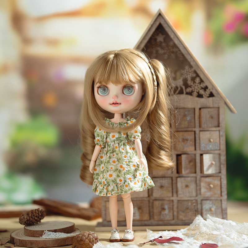 blythe小布娃娃衣服配件ob27 ob24 azone 19关节体芭可丽佳娃衣-图3