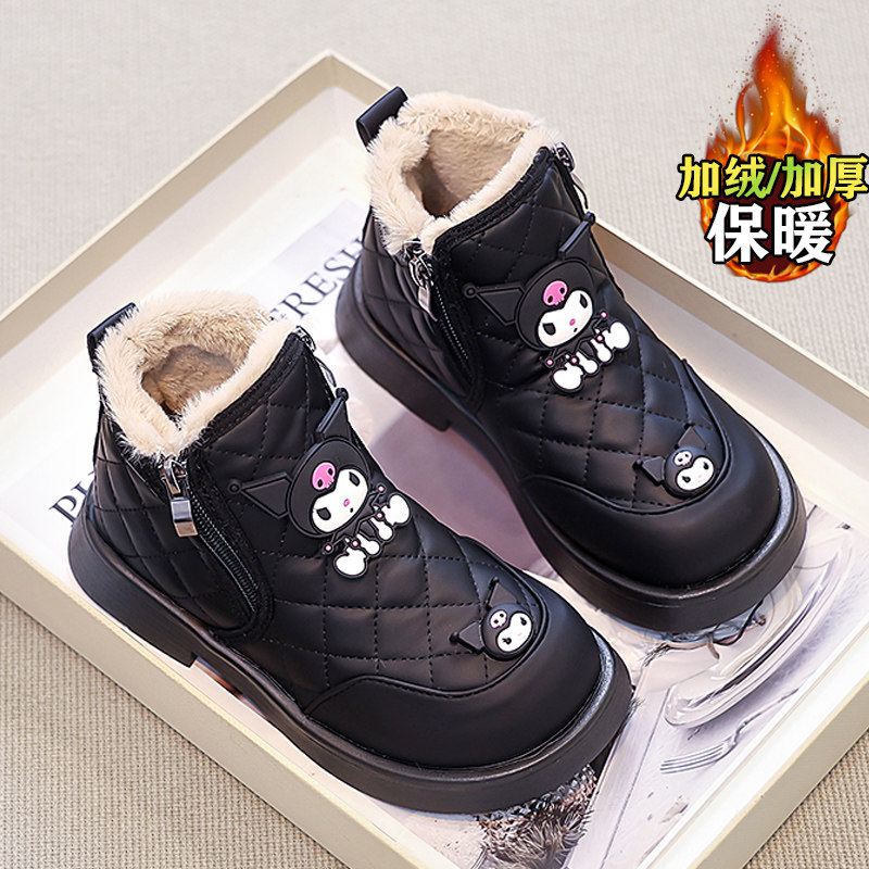 官网C&K女童雪地靴加绒保暖2025新款冬季儿童大棉鞋女孩东北棉靴,淘宝优惠券,粉丝福利购,淘宝优惠卷