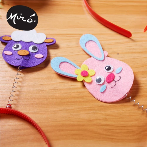 Ободок ручной работы, детский набор материалов, креативный кролик, «сделай сам», семейный стиль