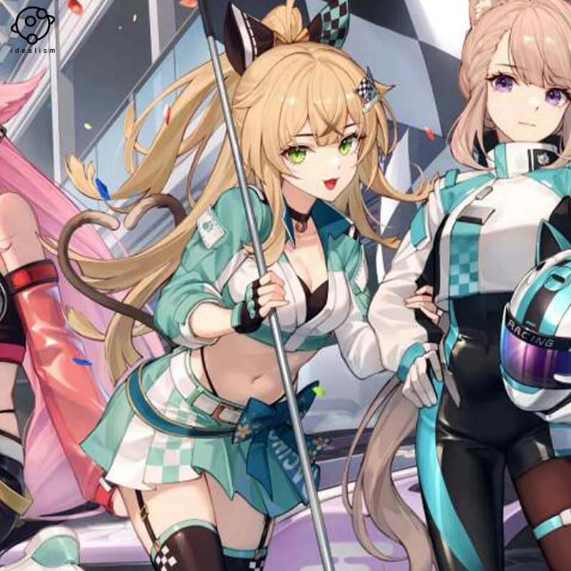 原神cos服八重神子 克洛琳德 绮良良 琳妮特cosplay赛车服 服装女