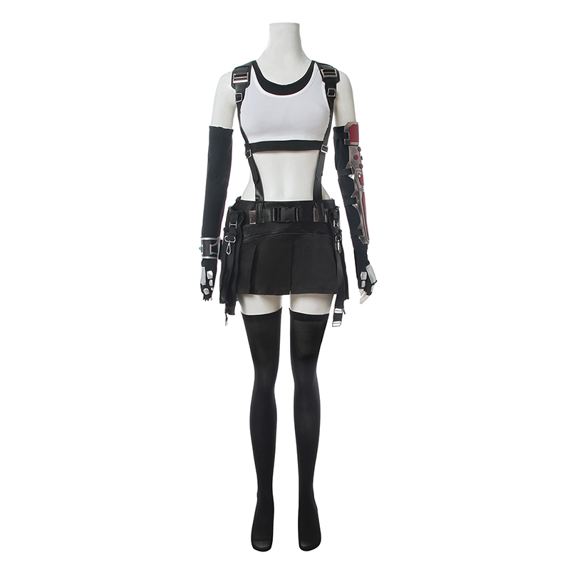 理想 最终幻想7:重制版 蒂法 cos服全套背心紧身衣 cosplay服装女 - 图3