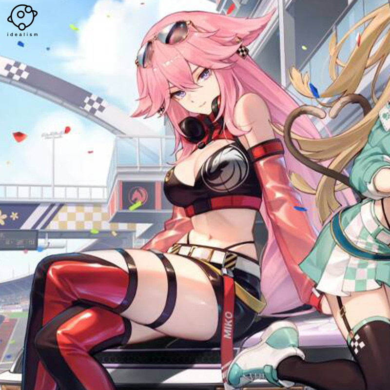 原神cos服八重神子 克洛琳德 绮良良 琳妮特cosplay赛车服 服装女