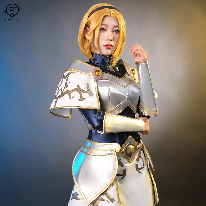 理想 lol英雄联盟cos服光辉女郎 拉克丝cosplay服装动漫游戏c服女