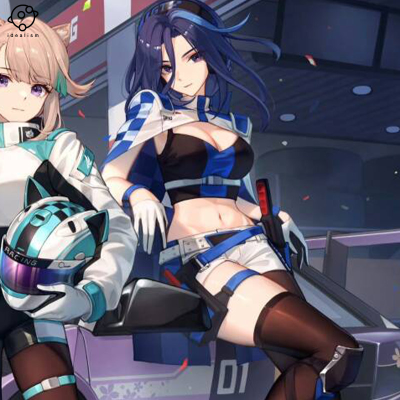 原神cos服八重神子 克洛琳德 绮良良 琳妮特cosplay赛车服 服装女