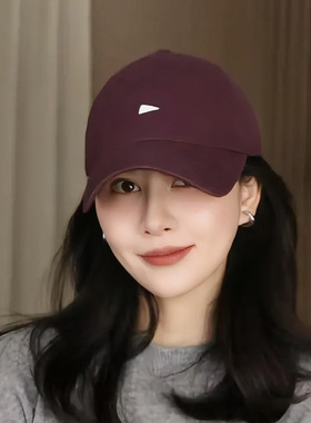 小图案刺绣棒球帽显脸小鸭舌帽女