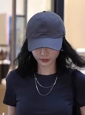 日系纯色帽子速干棒球帽夏季女士