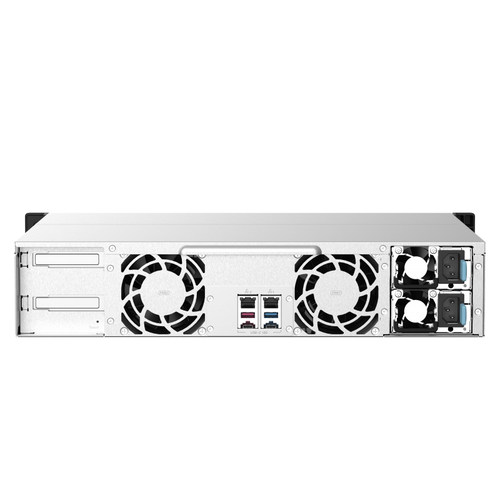 QNAP威联通十二盘位TS-1273AU-RP-8G内存双电源四核心企业级机架式网络存储服务器支持虚拟化 - 图0